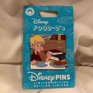 Disney Parks Food-D's Collection Sword & The Stone King Arthur LE 4900 Pin NWT